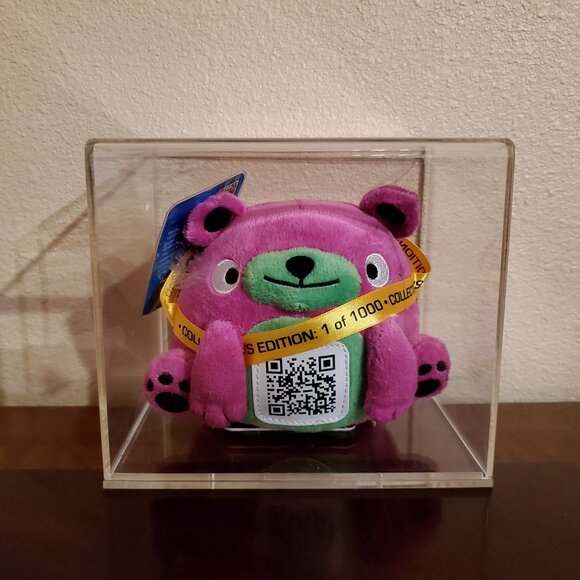 Scanimalz Purple Green Beta Bear Collector's Edition Toy in Sealed Case - Picture 2 of 6